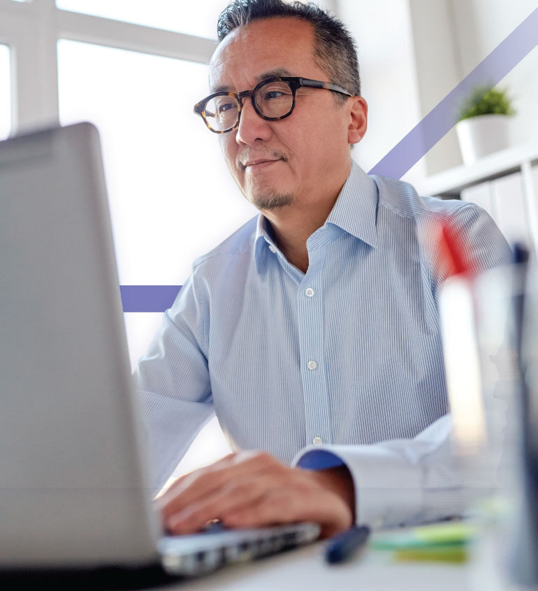 Man on laptop