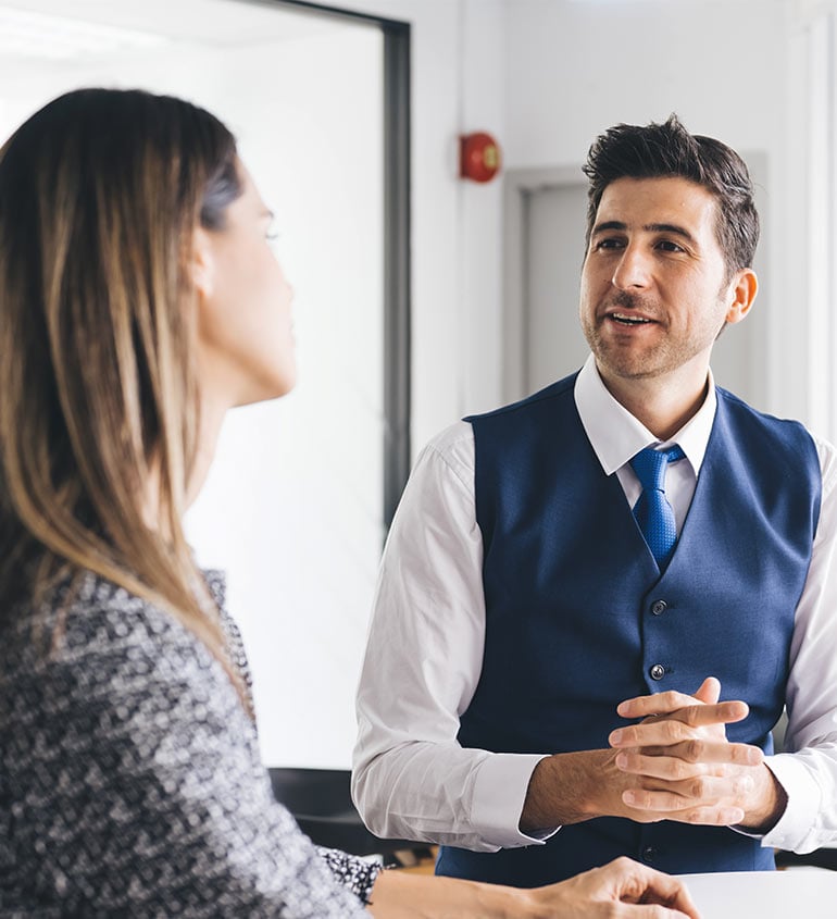business people having a meeting